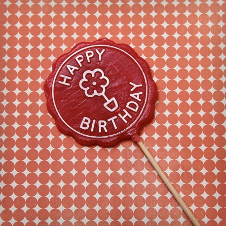 Sucette happy birthday