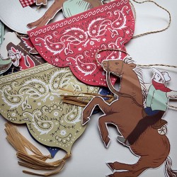 guirlande cow boy