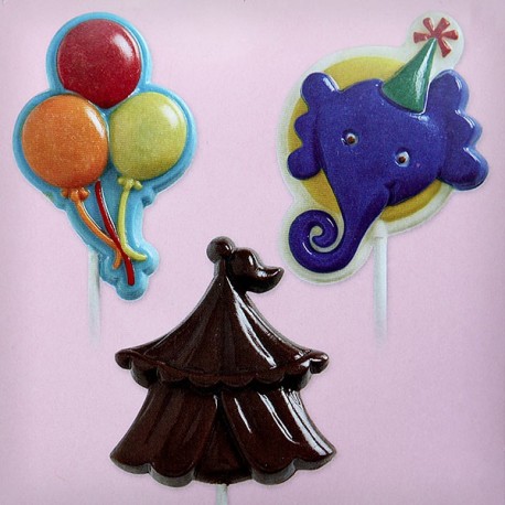 moule à sucettes fête