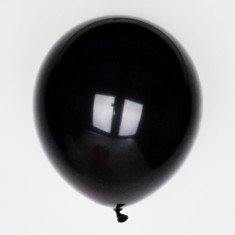ballons unis noirs