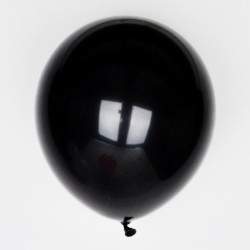 ballons unis noirs