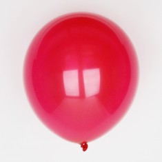 ballons unis rouges