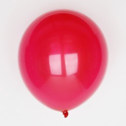 ballons unis rouges