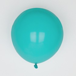 ballons unis acqua marine