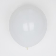 ballons unis blancs