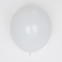 ballons unis blancs