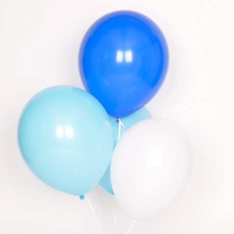 ballons trio bleu