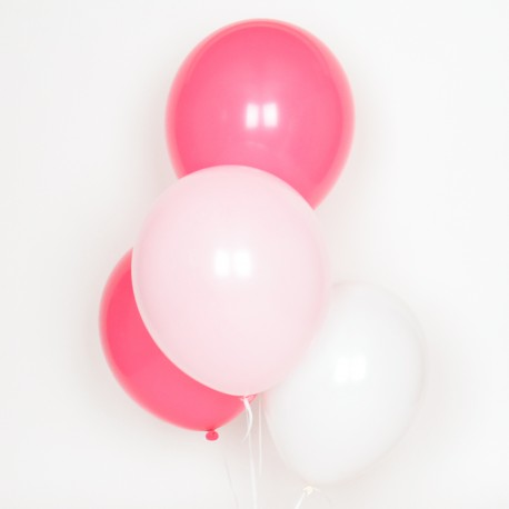 ballons trio rose