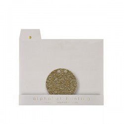 Guirlande à message doré - point