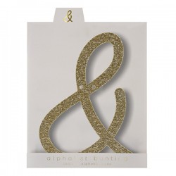 Guirlande à message doré - &