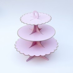 Serviteur en carton - Rose