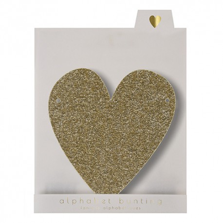 Alphabet Bunting Heart