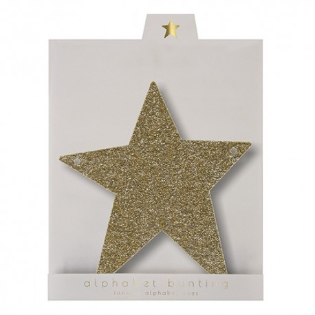 Alphabet Bunting Star