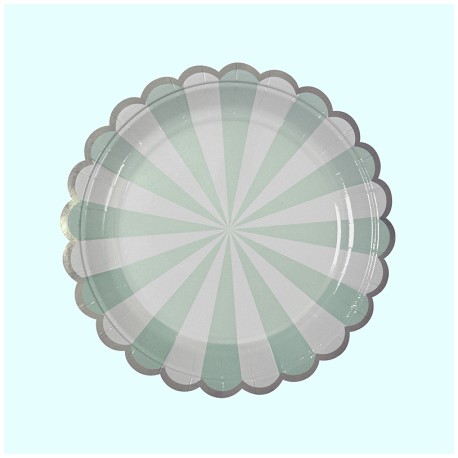 Circus Assiettes aqua Small