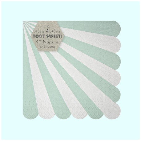 Circus serviettes aqua Small