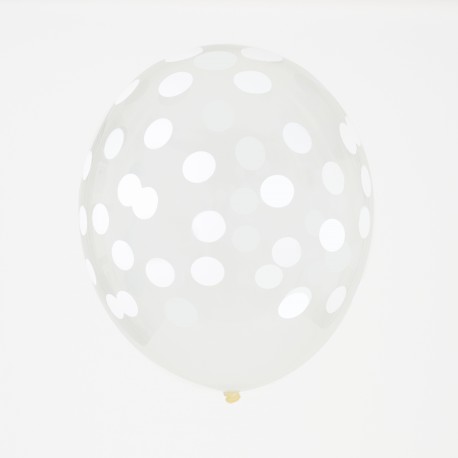 Ballons confettis Blanc