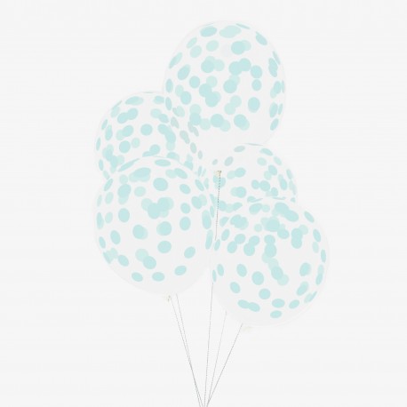 Ballons confettis Acqua