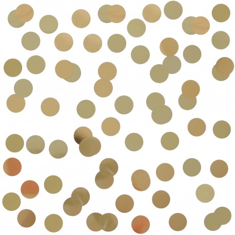 Poches de confettis or
