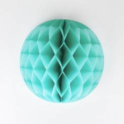 Boule de papier vert acqua