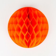 Boule de papier orange