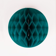 Boule de papier bleu canard