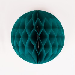 Boule de papier bleu canard