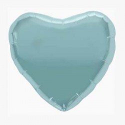 Mylar Coeur - Bleu Pastel
