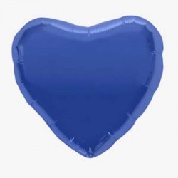 Mylar Coeur - Bleu Pervenche