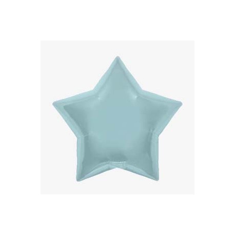 Ballon Etoile Milar Bleu Pastel