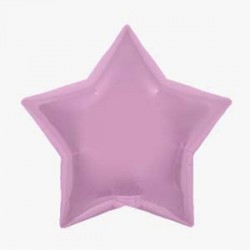 Mylar étoile - Rose Pastel