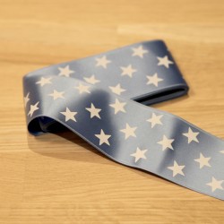 Ruban XL à Etoile Bleue