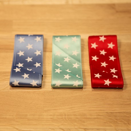 Ruban XL à Etoile Bleue