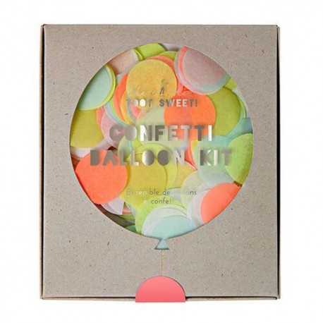 Kit Ballon Confettis Fluo