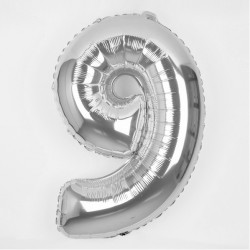Mylar Chiffre Argent