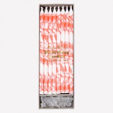 Bougies- Marble corail