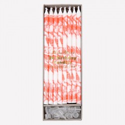Bougies- Marble corail