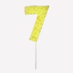 Bougie chiffre 7