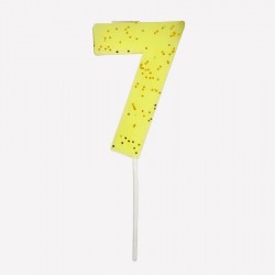 Bougie chiffre 7