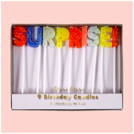 Bougies "Surprise ! "
