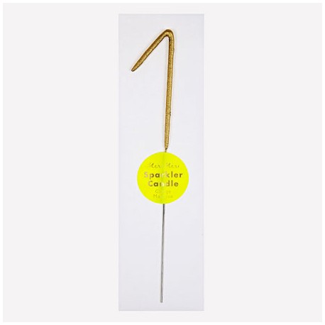 Sparkles Candles - chiffre 1