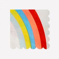 Licorne - Petites Serviettes Arc-en-ciel