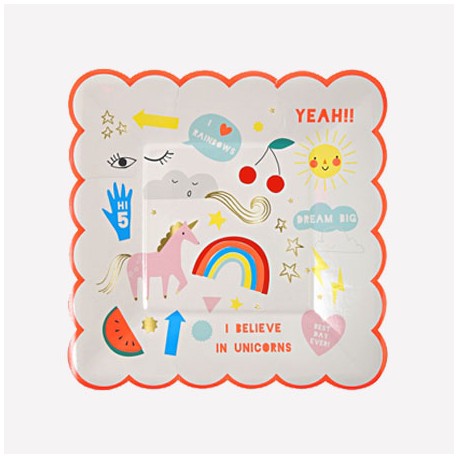 Licorne - Petites Assiettes 