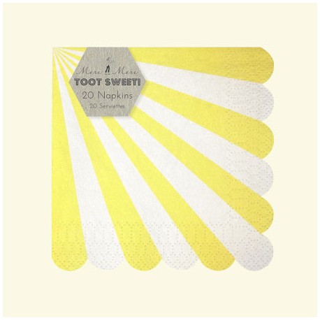 Circus Jaune - Petites Serviettes