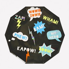 Super Héros - Assiettes comics