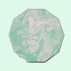 Marble aqua - Assiettes