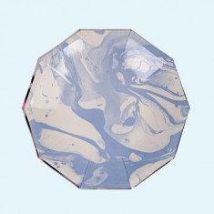 Marble bleu - Assiettes