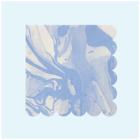 Marble bleu - Serviettes
