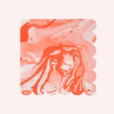 Marble corail - Serviettes