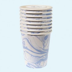 Marble bleu - Gobelets