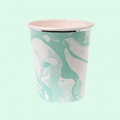 Marble aqua - Gobelets